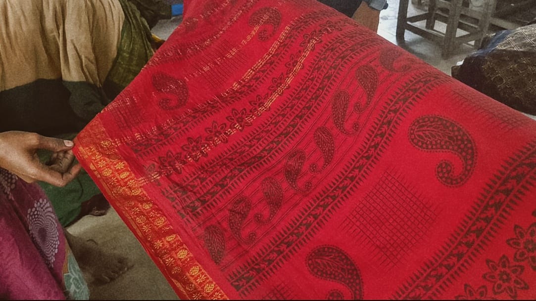 handcrafted-sungudi-saree-making-process